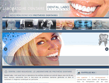 Tablet Screenshot of dental-labo-mulhouse.com